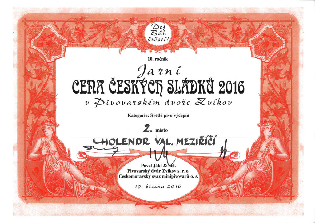 Získali jsme cenu Českých sládků 2016