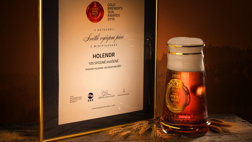 Získali jsme zlatou pivní pečeť v kategorii světlé výčepní pivo